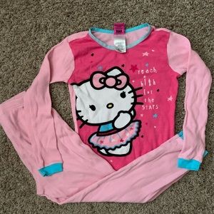 Girls Pink Hello Kitty Pajamas